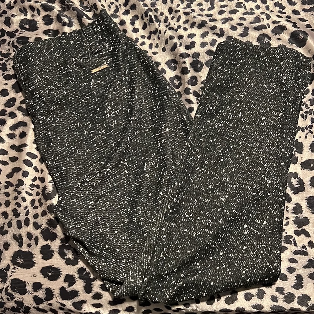 Michael Kors medium blackish grey with white speckles stretchy pants